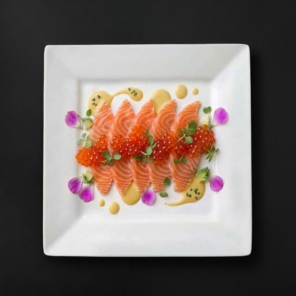 Salmon Crudo.