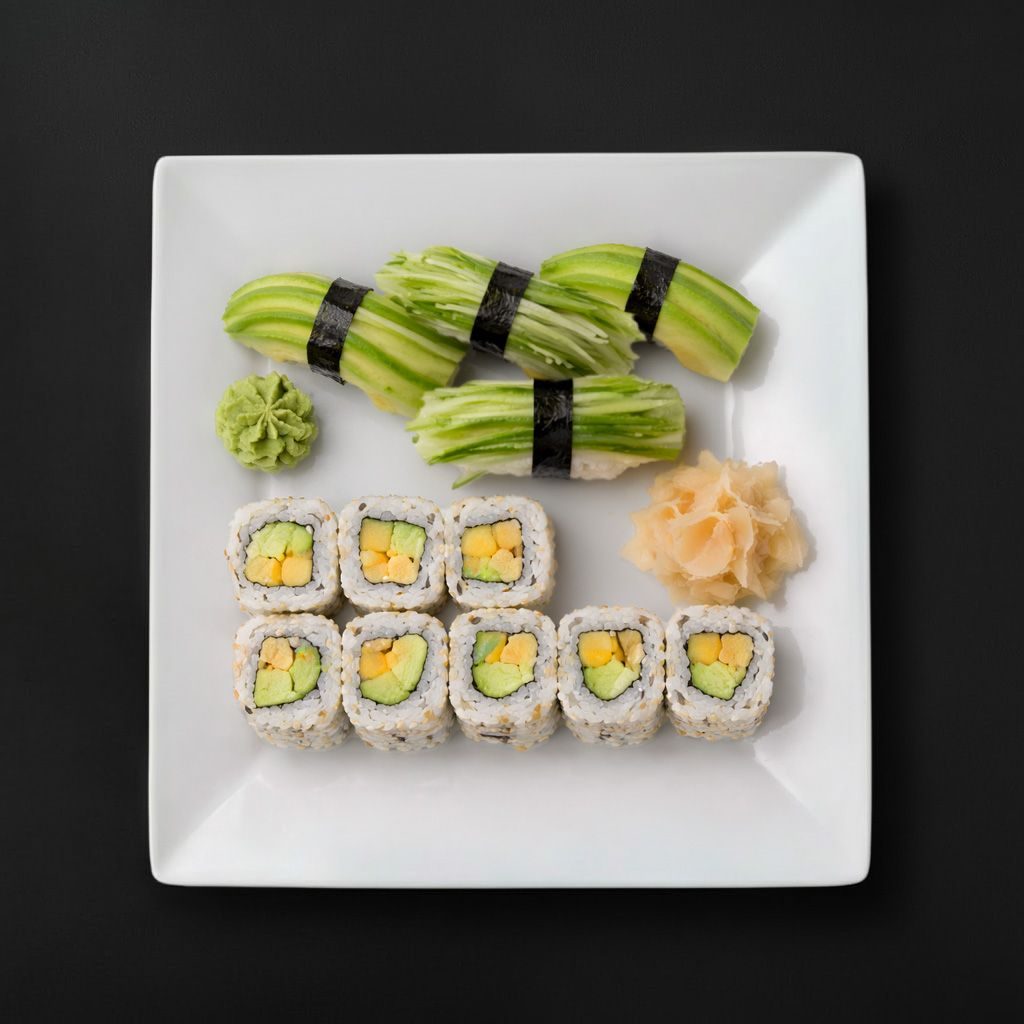 Veg Maki Lunch.